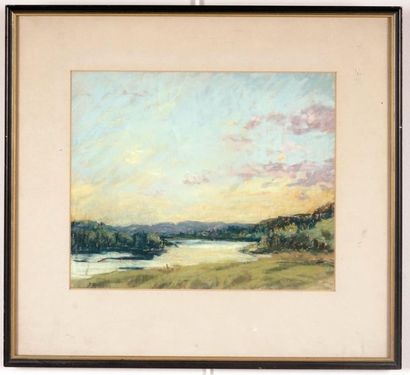 DES CLAYES, Berthe (1877 - 1968)
Paysage
Pastel
Signé...