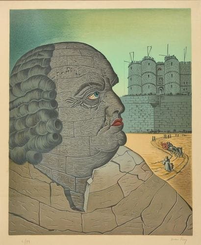 MAN RAY (1890-1976)
Marquis de Sade, 1970
Lithograph
Signed...