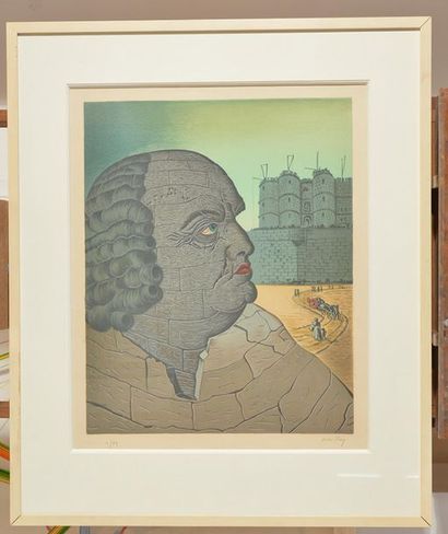 MAN RAY (1890-1976)
Marquis de Sade, 1970
Lithograph
Signed...