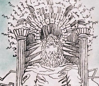 DE CHIRICO, Giorgio (1888-1978)
Zeus
Lithography
Signed...