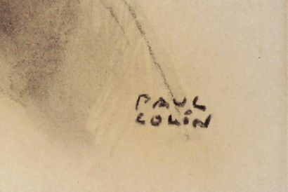 COLIN, Paul (1892 - 1985)
Frontal nude
Charcoal...