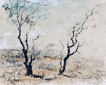 RAPHAELI, Zvi (c.1920/24-2005)
Dead Trees
Oil...