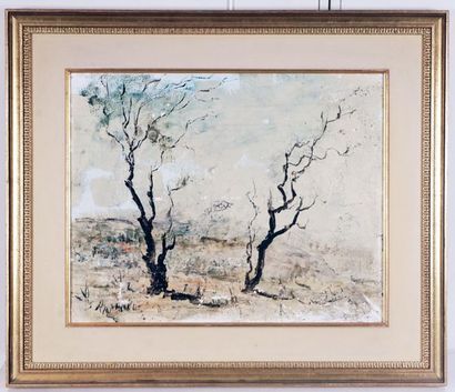 RAPHAELI, Zvi (c.1920/24-2005)
Dead Trees
Oil...