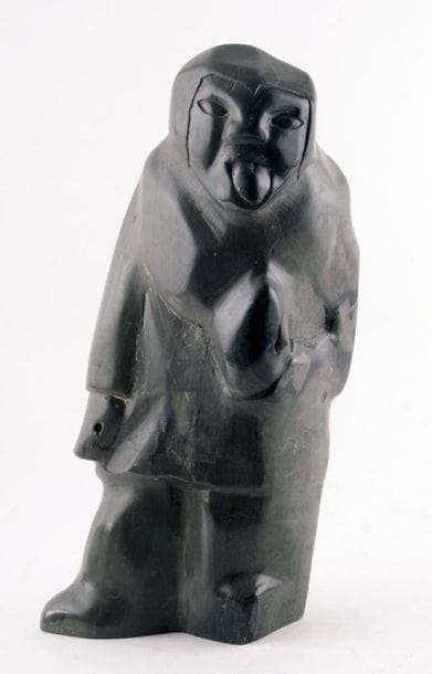 INUIT SCHOOL XXth
Character
Carved soapstone
Signature...