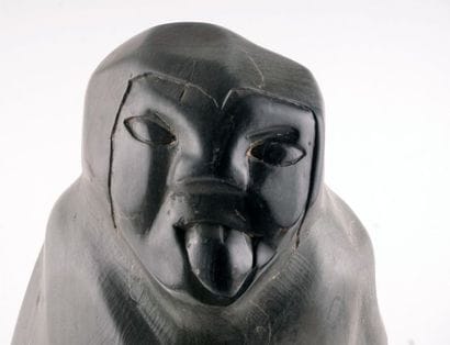 INUIT SCHOOL XXth
Character
Carved soapstone
Signature...