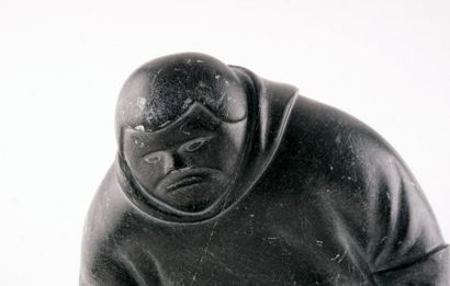 INUIT SCHOOL XXth
Character
Carved soapstone
Signature...