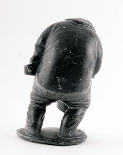 INUIT SCHOOL XXth
Character
Carved soapstone
Signature...