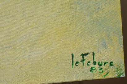 LEFEBURE, Jean (1930-2013)
Untitled
Oil on...