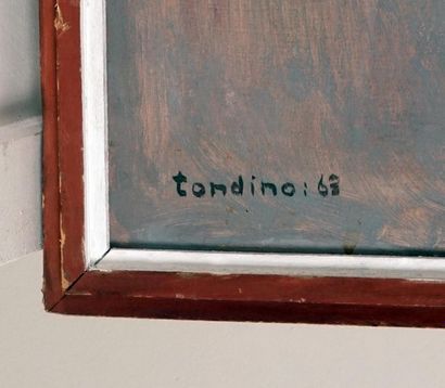 TONDINO, Gentile (1923-2001)
Untitled
Oil...
