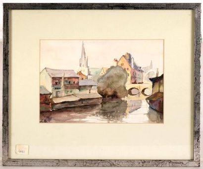 BEDER, Jack (1910-1987)
Untitled
Two watercolours
Signed...