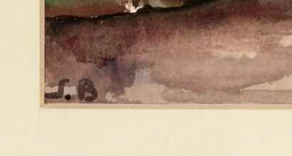 BEDER, Jack (1910-1987)
Untitled
Two watercolours
Signed...