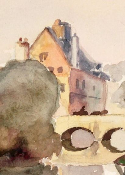BEDER, Jack (1910-1987)
Untitled
Two watercolours
Signed...