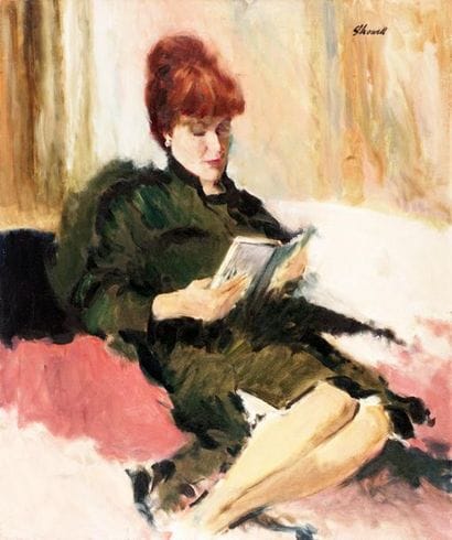 SHOWELL, William (1905-1985)
Reader
Oil on...