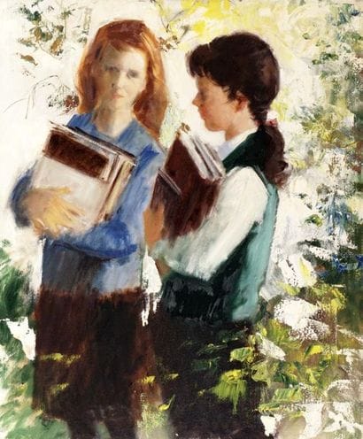 SHOWELL, William (1905-1985)
Schoolgirls
Oil...