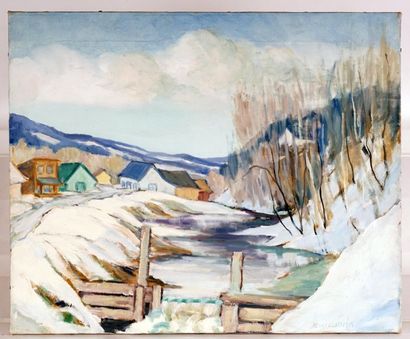 VINCELETTE, Romeo (1902-1979)
Winter
Oil...