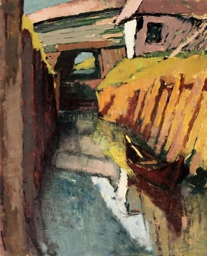 TOMMI, Alberto (1917-1960)
Under the bridge
Oil...