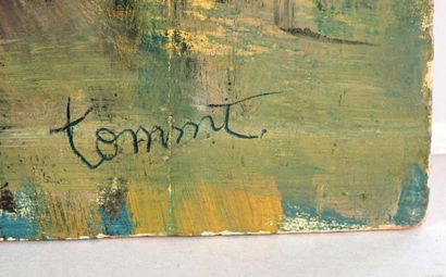TOMMI, Alberto (1917-1960)
Under the bridge
Oil...