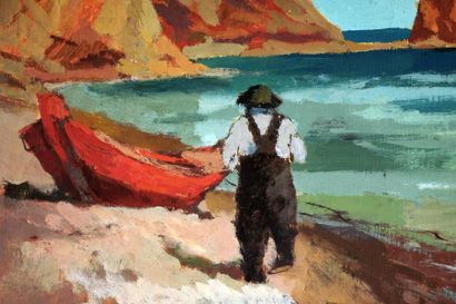 TOMMI, Alberto (1917-1960)
Pierced rock
Oil...