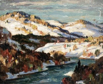 GARSIDE, Thomas (1906-1980)
Landscape
Oil...