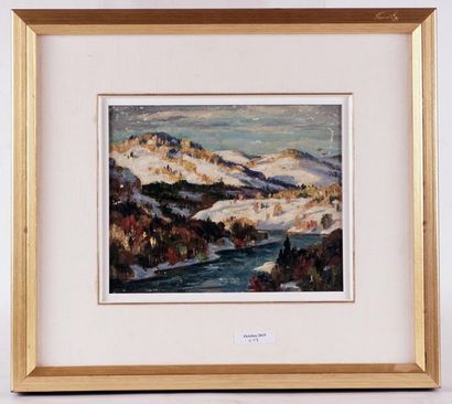 GARSIDE, Thomas (1906-1980)
Landscape
Oil...