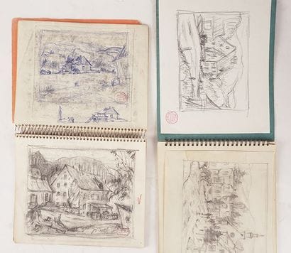 GARSIDE, Thomas (1906-1980)
Carnets de croquis
Crayon...