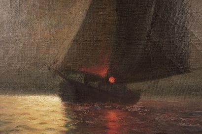 TYLER, James Gale (1855-1931)
« Cloudy »
Huile...