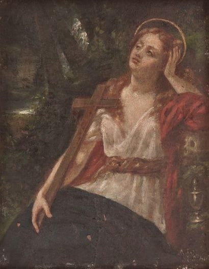 Possiblement HENNER, Jean Jacques (1829-1905)
Chrétien...