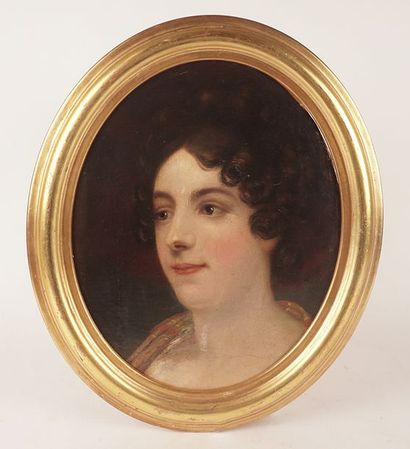 ÉCOLE EUROPÉENE (XXe siècle)
Portrait d’un...