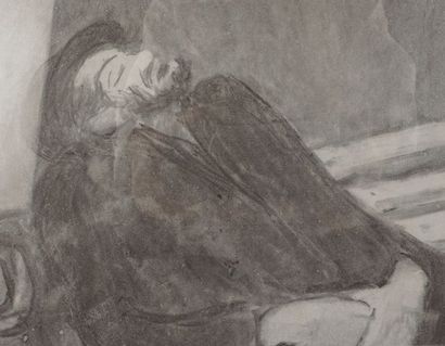 ÉCOLE EUROPÉENE (XXe siècle)
Homme se reposant...