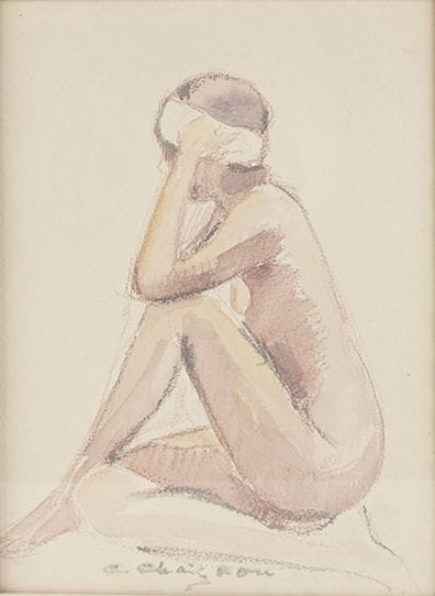 ÉCOLE EUROPÉENE (actif XXe siècle)
Nu
Pastel...