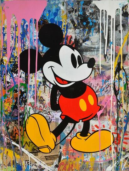MR BRAINWASH (Thierry Guetta, dit) (1966-)
Mickey
Acrylic...