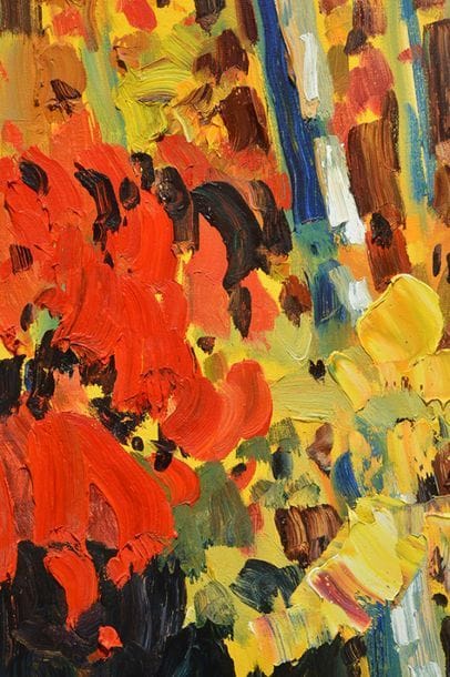 CÔTÉ, Bruno (1940-2010)
Trees in the fall
Oil...