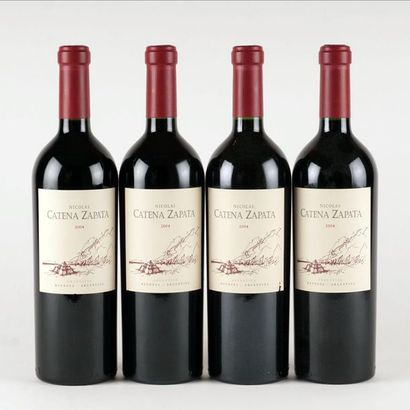 Nicolas Catena Zapata 2004 - 4 bouteille...