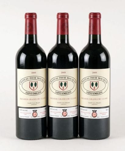 Château Pavie Macquin 2009 - 3 bouteille...