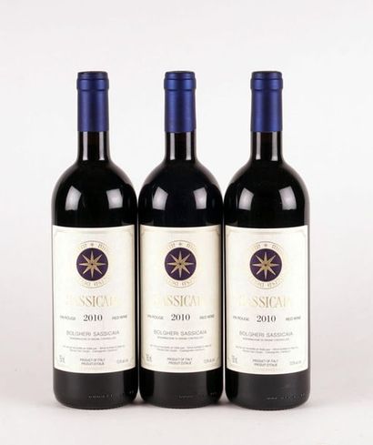 Sassicaia 2010 - 3 bouteilles