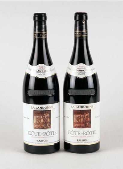 Côte-Rôtie La Landonne 2012 2013, E. Guigal...