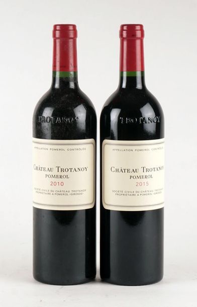 Château Trotanoy 2010 2015 - 2 bouteille...