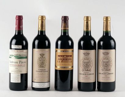 Sélection de Vins de Bordeaux - 5 boutei...