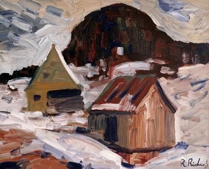 RICHARD, René Jean (1895-1982) 
Houses, Charlevoix...