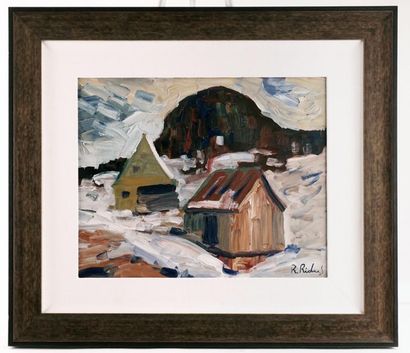 RICHARD, René Jean (1895-1982) 
Houses, Charlevoix...