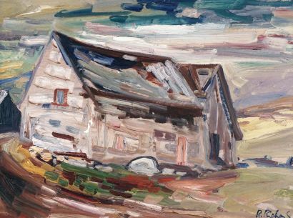 RICHARD, René Jean (1895-1982) 
Farm in Charlevoix...