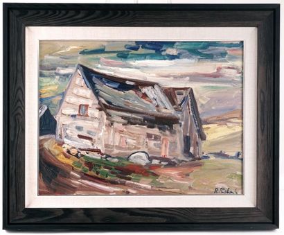 RICHARD, René Jean (1895-1982) 
Farm in Charlevoix...