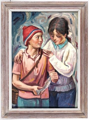 MAURO, Mario (1920-1985)
Young fishermen
Oil...