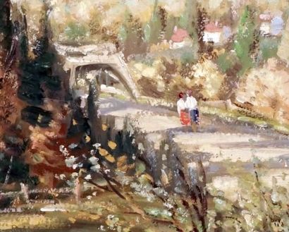 GIUNTA, Joseph (1911-2011)
Untitled
Oil on...