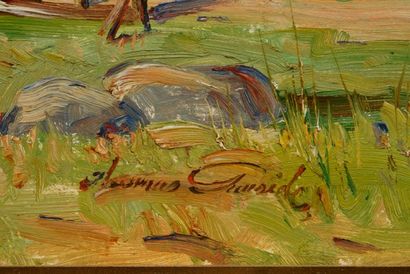 GARSIDE, Thomas (1906-1980)
Farm, Laurentians
Oil...