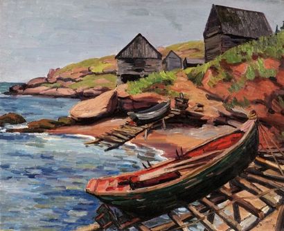 FIELDING-DOWNES, Lionel (1900-1972)
Landscape
Acrylique...