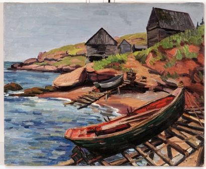 FIELDING-DOWNES, Lionel (1900-1972)
Landscape
Acrylique...