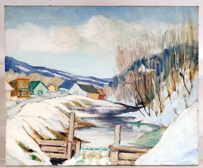 VINCELETTE, Roméo (1902-1979)
Winter
Oil...