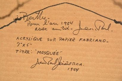JEROME, Jean-Paul (1928-2004)

