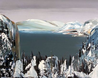 GAGNON, René (1927-)
Untitled
Oil on masonite
Signed...